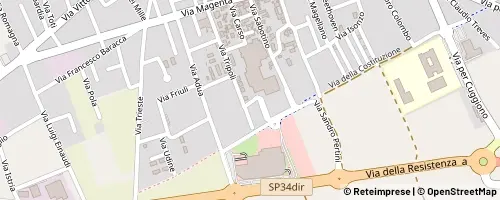 Mappa Castano Primo