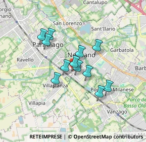 Mappa Via 1º Maggio, 20014 Nerviano MI, Italia (1.28833)