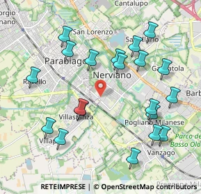 Mappa Via 1º Maggio, 20014 Nerviano MI, Italia (2.135)