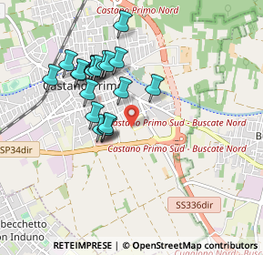 Mappa SP 34, 20022 Castano Primo MI (0.805)