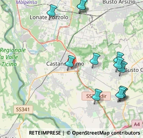 Mappa SP 34, 20022 Castano Primo MI (4.9075)