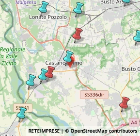 Mappa SP 34, 20022 Castano Primo MI (5.72917)