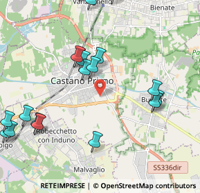 Mappa SP 34, 20022 Castano Primo MI (2.579)