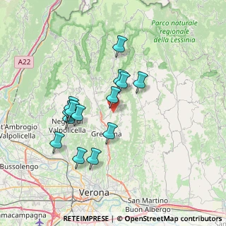 Mappa Località Piazzola Rosaro di, 37023 Grezzana VR, Italia (6.46786)