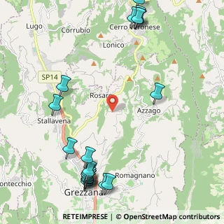 Mappa Località Piazzola Rosaro di, 37023 Grezzana VR, Italia (2.946)