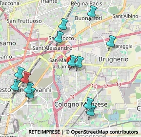 Mappa San Maurizio al Lambro, 20093 Cologno Monzese MI, Italia (2.28769)