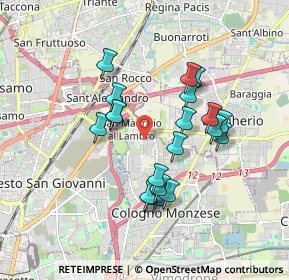 Mappa San Maurizio al Lambro, 20093 Cologno Monzese MI, Italia (1.5665)