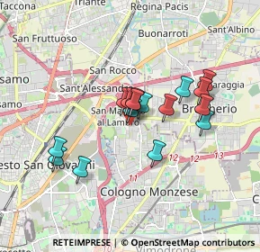 Mappa San Maurizio al Lambro, 20093 Cologno Monzese MI, Italia (1.36625)
