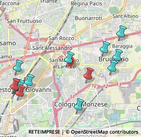 Mappa San Maurizio al Lambro, 20093 Cologno Monzese MI, Italia (2.51615)