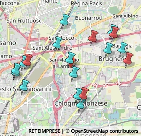 Mappa San Maurizio al Lambro, 20093 Cologno Monzese MI, Italia (2.23667)