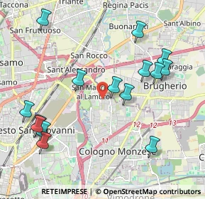 Mappa San Maurizio al Lambro, 20093 Cologno Monzese MI, Italia (2.28267)