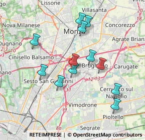 Mappa San Maurizio al Lambro, 20093 Cologno Monzese MI, Italia (3.4125)