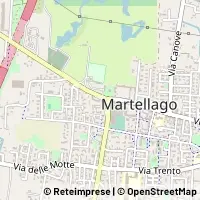 Karte Martellago