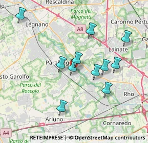 Mappa Via Antonio Cascino, 20014 Nerviano MI, Italia (3.48273)