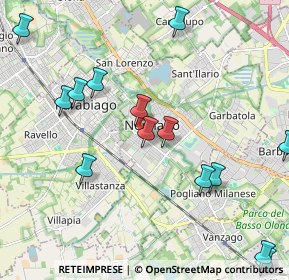 Mappa Via Antonio Cascino, 20014 Nerviano MI, Italia (2.61667)