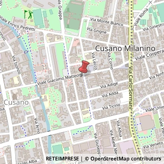 Mappa Viale Giacomo Matteotti, 29, 20095 Cusano Milanino, Milano (Lombardia)