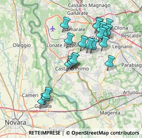 Mappa Via dei Mille, 20022 Castano Primo MI, Italia (6.9955)