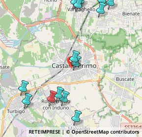 Mappa Via dei Mille, 20022 Castano Primo MI, Italia (2.666)