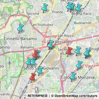 Mappa Via Bernardino Luini, 20099 Sesto San Giovanni MI, Italia (2.665)