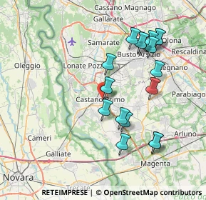 Mappa SS341, 20022 Castano Primo MI, Italia (7.58471)