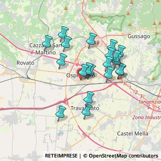Mappa Via Circonvallazione, 25035 Ospitaletto BS, Italia (3.278)