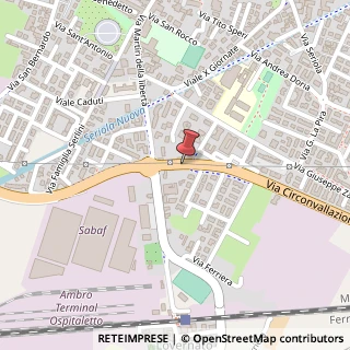Mappa Via circonvallazione, 25035 Ospitaletto, Brescia (Lombardia)