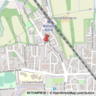 Mappa Via Spontini, 6, 20021 Bollate, Milano (Lombardia)