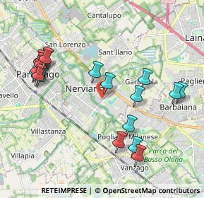 Mappa Via Armando Diaz, 20014 Nerviano MI, Italia (2.2135)