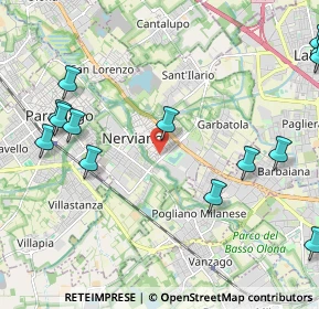 Mappa Via Armando Diaz, 20014 Nerviano MI, Italia (2.91333)