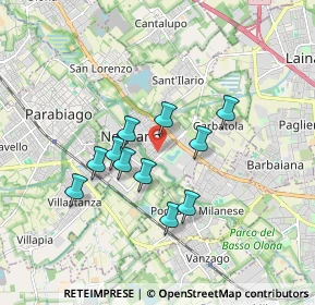 Mappa Via Armando Diaz, 20014 Nerviano MI, Italia (1.41818)