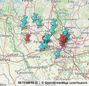 Mappa Via Armando Diaz, 20014 Nerviano MI, Italia (11.19474)