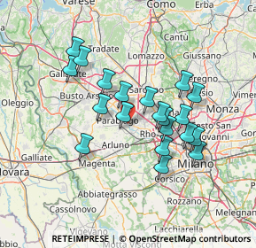 Mappa Via Armando Diaz, 20014 Nerviano MI, Italia (12.088)