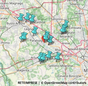 Mappa Via Armando Diaz, 20014 Nerviano MI, Italia (6.17833)