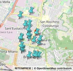 Mappa Via Carlo Pisacane, 25128 Brescia BS, Italia (0.8695)