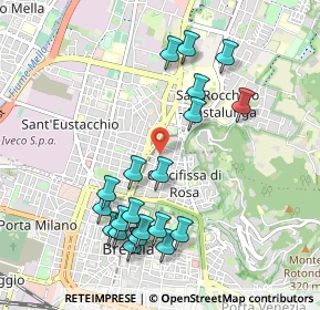 Mappa Via Carlo Pisacane, 25128 Brescia BS, Italia (1.0395)