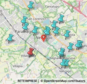 Mappa Via Monte Rosa, 20014 Nerviano MI, Italia (2.077)