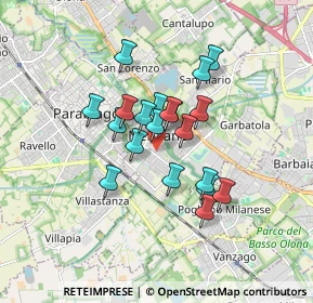 Mappa Via Monte Rosa, 20014 Nerviano MI, Italia (1.2805)