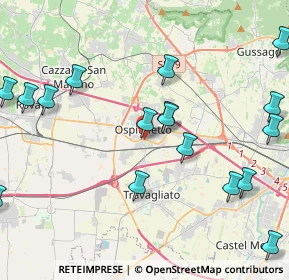 Mappa Via A. B. Michelangeli, 25035 Ospitaletto BS, Italia (5.6345)
