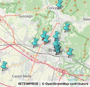 Mappa Via F. Petrarca, 25126 Brescia BS, Italia (3.15917)