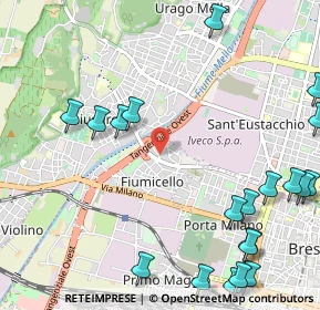 Mappa Via F. Petrarca, 25126 Brescia BS, Italia (1.509)