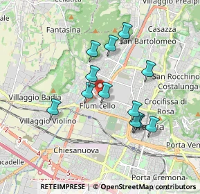 Mappa Via F. Petrarca, 25126 Brescia BS, Italia (1.53583)