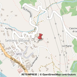Mappa Via Del Bagni di Fieno, 18, 10010 Settimo Vittone, Torino (Piemonte)