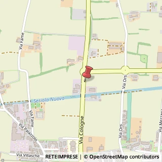 Mappa Via Cologne, 3, 25032 Chiari, Brescia (Lombardia)