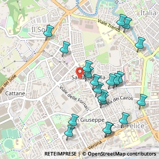 Mappa Via Giuseppe Zanardelli, 36100 Vicenza VI, Italia (0.5855)