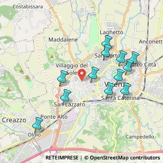 Mappa Via Giuseppe Zanardelli, 36100 Vicenza VI, Italia (1.95583)