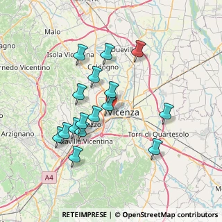 Mappa Via Giuseppe Zanardelli, 36100 Vicenza VI, Italia (6.86063)