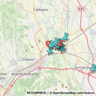Mappa Via Giuseppe Zanardelli, 36100 Vicenza VI, Italia (3.00667)