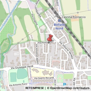 Mappa Via Ruggero Leoncavallo, 63, 20021 Bollate, Milano (Lombardia)