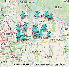 Mappa Sentiero Parco dell'Adda, 24045 Cassano d'Adda MI, Italia (11.147)