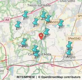 Mappa 24045 Cassano d'Adda MI, Italia (3.8675)
